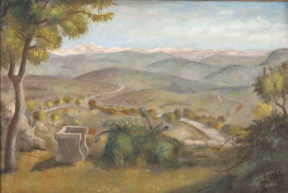 Otakar Kubín, Krajina z Provence, 1956, ZČG Otakar Kubín, Krajina z Provence, 1956, ZČG