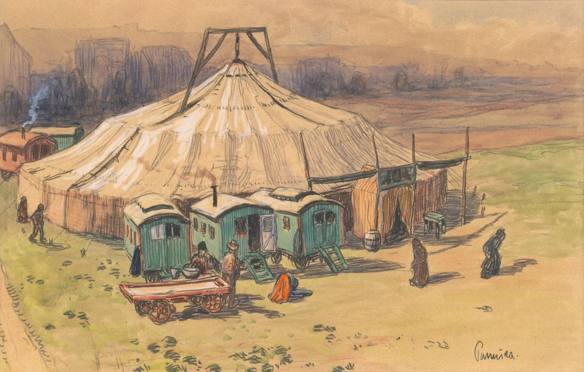 Jaroslav Panuška, Cirkus, po r. 1900, ZČG Jaroslav Panuška, Cirkus, po r. 1900, ZČG