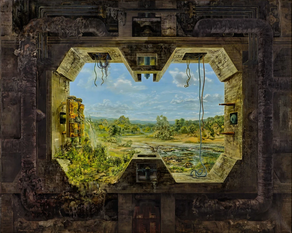 Vladivoj Kotyza, Pohled, 1978–1979, Galerie výtvarného umění v Chebu