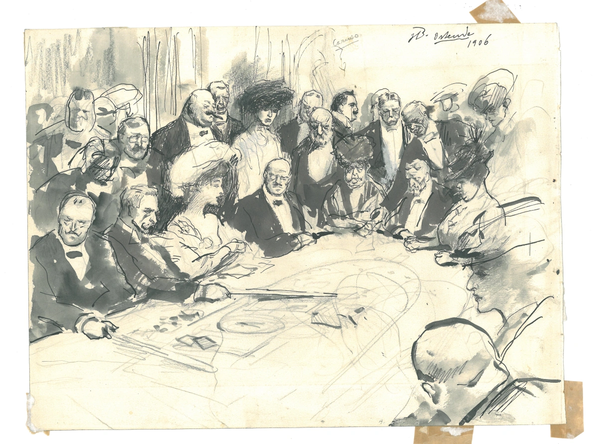 Hugo Boettinger, Herna v Ostende, 1906