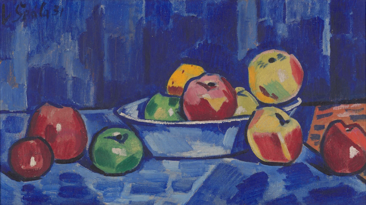 Václav Špála, Zátiší s ovocem, 1931, ZČG