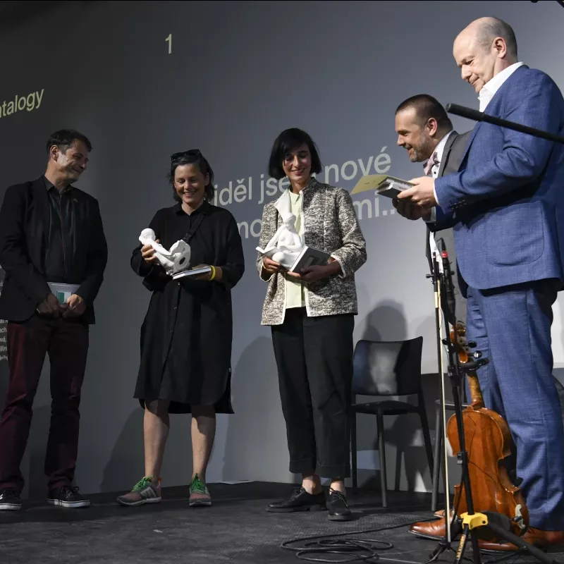 Slavnostní vyhlášení soutěže Nejkrásnější české knihy roku 2023. Foto: Oto Palán