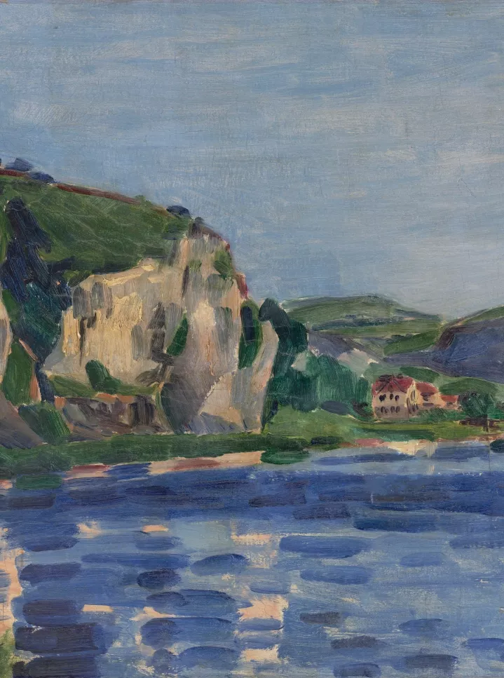 Václav Špála, Řeka a skály, 1925