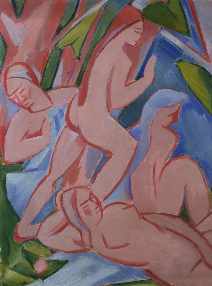 Václav Špála, Koupání, 1912