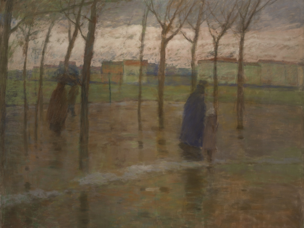 Antonín Slavíček, Deštivý večer, 1902, NGP