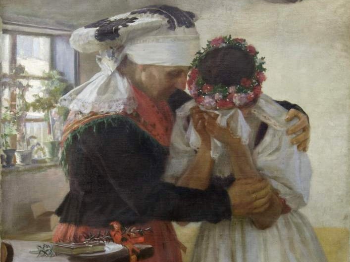 Jaroslav Špillar, Loučení s nevěstou, 1898, ZČG
