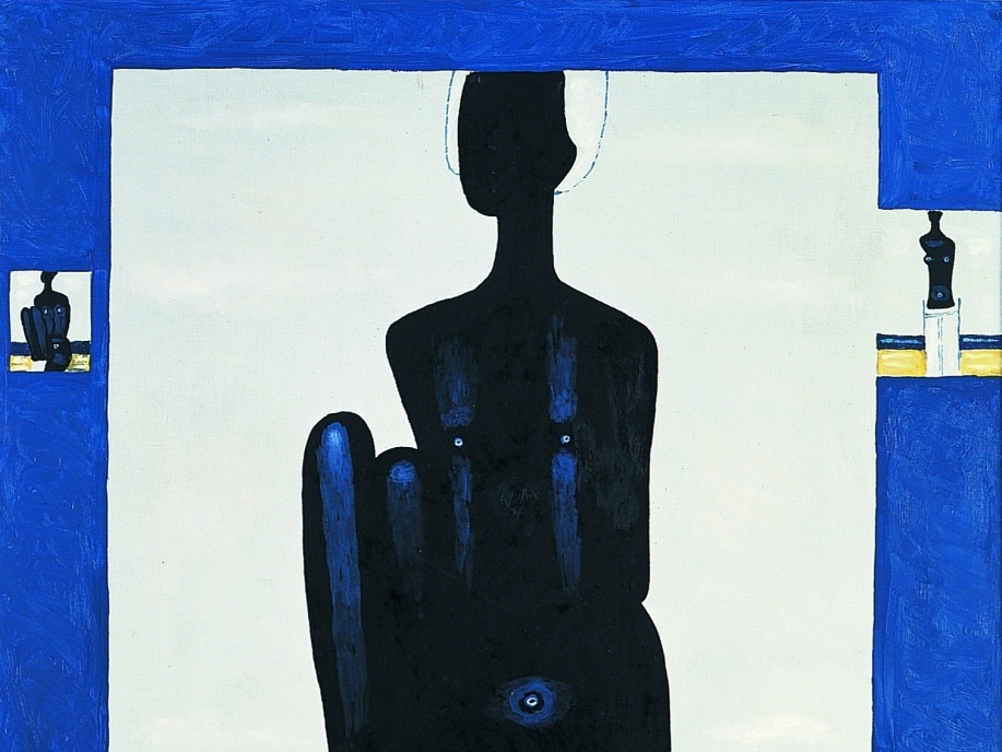 Jerzy Nowosielski, Pláž, 1994, soukromá sbírka