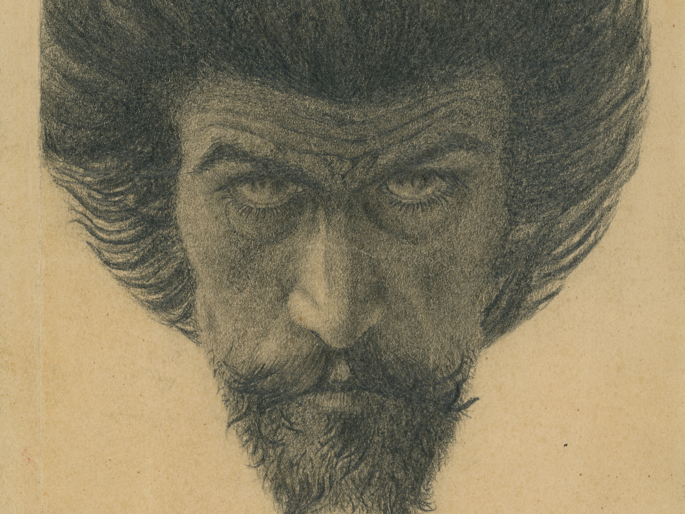 Karel Hlaváček, Můj Kristus (Autoportrét), 1897, Památník národního písemnictví v Praze, Umělecké sbírky