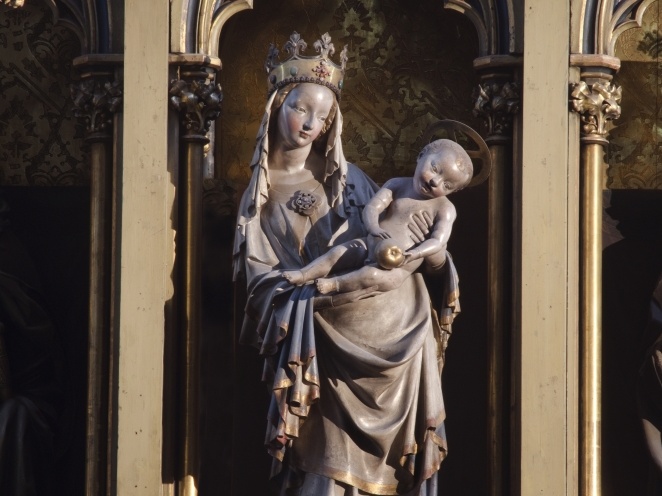 Petr Parléř a svatovítská huť, Plzeňská madona, kolem 1384, Plzeň, katedrála sv. Bartoloměje