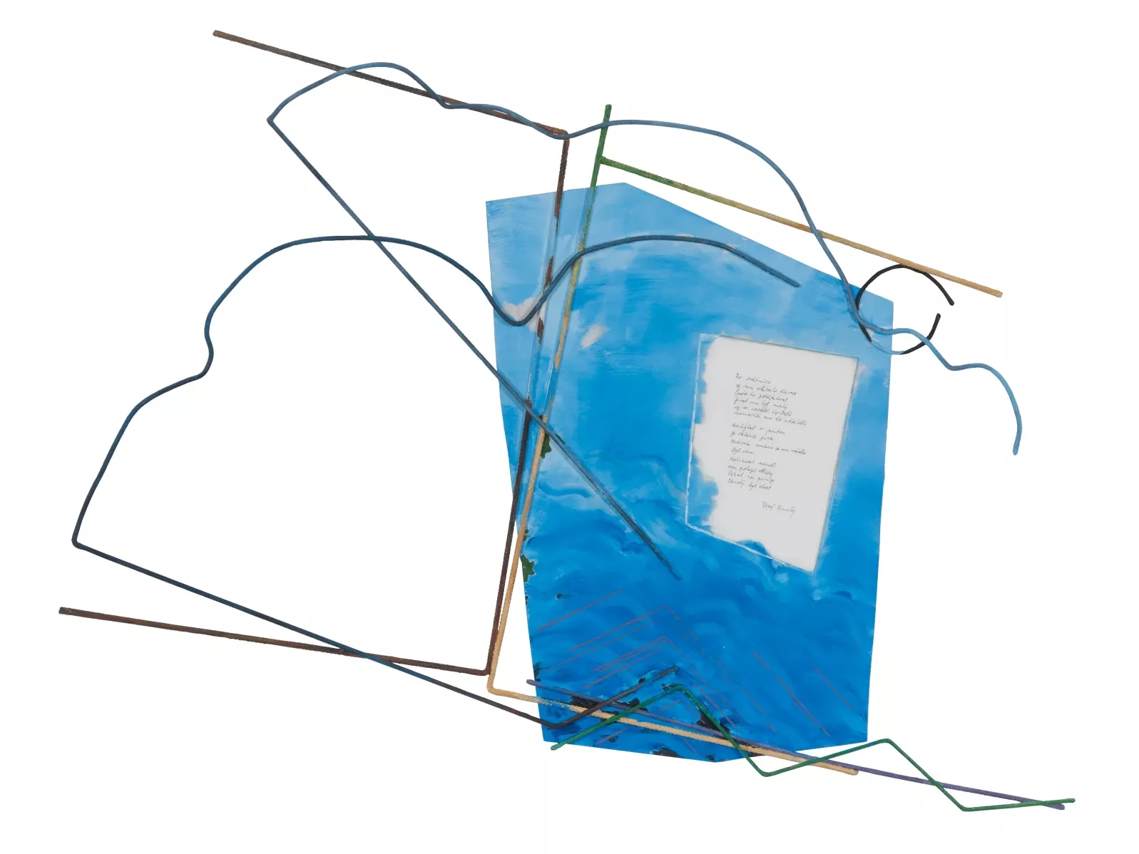 Jiří Kubový, Josef Hrubý, Báseň a krajina (Do světnice), 2014, archiv autora