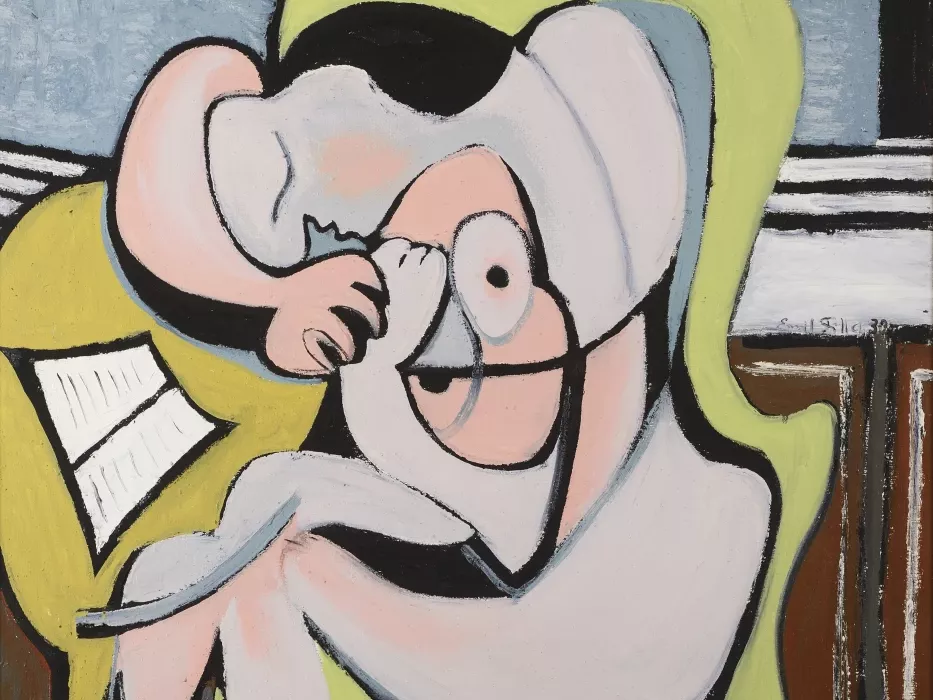 Emil Filla, Žena s knihou, 1932, ZČG