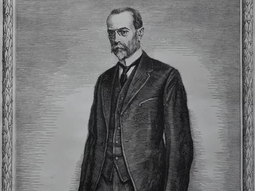 Max Švabinský, Portrét T.G. Masaryka, 1919, ZČG