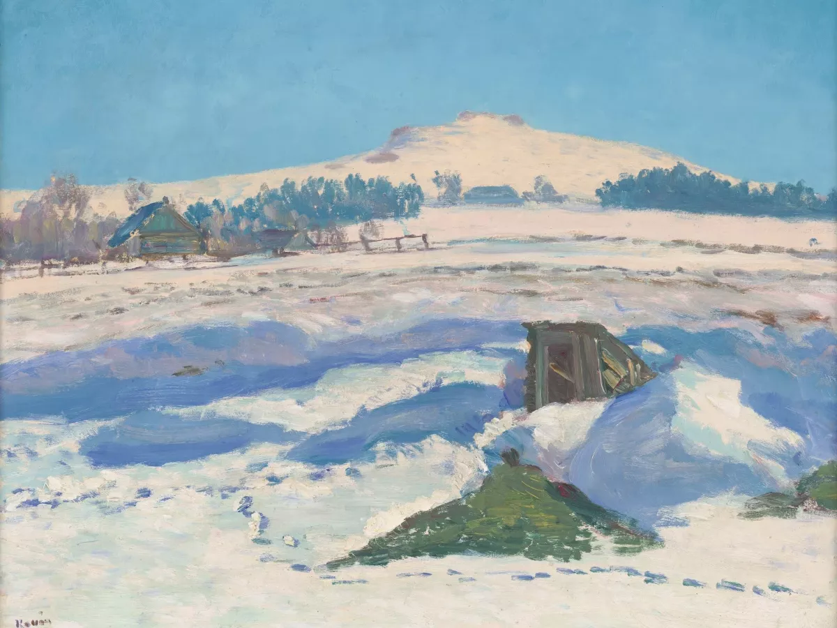 František Kaván, Zimní krajina, 19010, ZČG