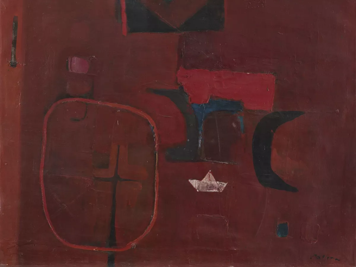 Jiří Patera, Znamení (Obraz VI), 1966, soukromá sbírka