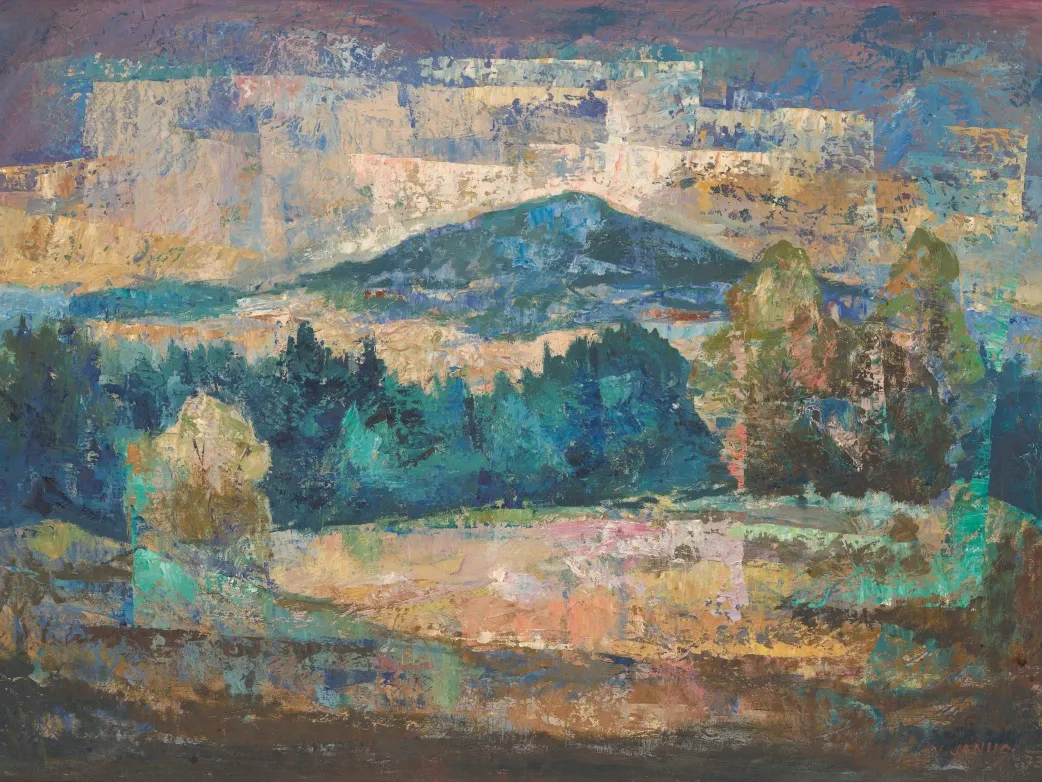 Jindřich Janus, Krajina u Pušperku u Chudenic, 1973, ZČG
