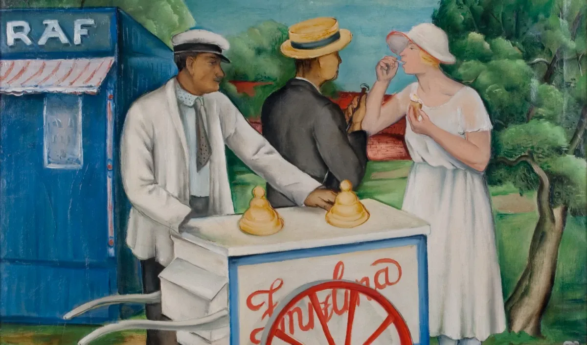 Miloslav Holý, Jednoruký zmrzlinář, 1923, ZČG